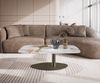 Couchtisch Edge Boot 120x70 cm Keramik Minas Melange Vibany Metall Effektfinish Titan Bild 2