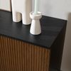 Bronx71 Sideboard Haley schwarz / Eiche dunkel 160x45x74 cm Bild 5