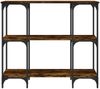 vidaXL Konsolentisch Räuchereiche 102x35x90 cm Holzwerkstoff 834147 Bild 4