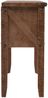 vidaXL Konsolentisch Tannenholz Massiv 131x35,5x75 cm Braun 246121 Bild 3