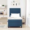 vidaXL Boxspringbett mit Matratze mit LED Blau 80 x 200 cm Stoff 3342752 Bild 4