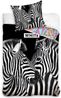 Zebraer Bettwäsche 140 x 200 100 % Baumwolle Bild 1
