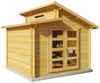 Alpholz Gartenhaus Aktiva Gartenhaus aus Holz in Pinie Holzhaus mit 28 mm Wandstärke Blockbohlenhaus mit Montagematerial Bild 2