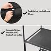 Brixy Kleiderschrank - Garderobenschrank - Kleiderschrank - Faltbar - Stoff Faltschrank - Campingschrank - 88 x 45 x 168 cm - Schwarz Bild 4