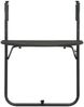 Balkonhängetisch, Balkontisch Braun 60x64x83,5 cm Kunststoff Rattan-Optik Bild 2