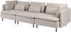 Modulsofa 3-Sitzer EGERIS Stoff Beige Bild 4