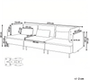 Modulsofa 3-Sitzer EGERIS Stoff Beige Bild 2