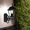 Wandleuchte, Aluminium, schwarz, Glas, klar, H 40 cm, VT-760 Bild 2
