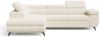 GRAINGOLD Ecksofa L-Form Argon L, Couch mit Wellenfeder, mit Schlaffunktion und Bettkasten, Cord-Stoff, Beige, Links Bild 2
