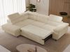 GRAINGOLD Ecksofa L-Form Argon L, Couch mit Wellenfeder, mit Schlaffunktion und Bettkasten, Cord-Stoff, Beige, Links Bild 4