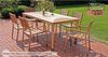 Garten Tischgruppe FLORENCE 7-tlg. mit Tisch und 6 × Stapelstuhl Bild 5