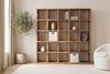 riess-ambiente Bücherregal IRON CRAFT 200cm natur - Massivholz, lackiert, 25 Fächer, handmade, Einzelartikel 1-tlg, großer Raumteiler mit viel Stauraum - ideal für Arbeits- & Wohnzimmer Bild 4