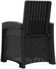vidaXL Liegesessel Garten Rattan-Optik Anthrazit PP 8012001 Bild 5