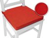 sunnypillow Stuhlkissen 4er Set Kissen Maße: 42 (vorne), 35 (hinten) x 40 x 5 cm Bild 3