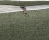 Garten-Essgarnitur HWC-Q12, Gartengarnitur Tisch+4xStuhl Sitzgruppe, Polyrattan Olefin (210 g/m²) ~ grün Bild 4