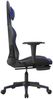 vidaXL Gaming-Stuhl mit Fußstütze Schwarz und Blau Kunstleder 3143699 Bild 4