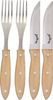 Jim Beam BBQ Steakbesteck Gabel & Messer (4-tlg), 2 Personen, Edelstahl, Set 4-tlg. Bild 2