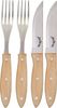 Jim Beam BBQ Steakbesteck Gabel & Messer (4-tlg), 2 Personen, Edelstahl, Set 4-tlg. Bild 3