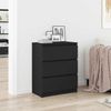 Sideboard, Kommode Schwarz 60x35x76 cm Holzwerkstoff Bild 2