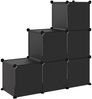 vidaXL Regalsystem mit 6 Würfeln Schwarz PP 340548 Bild 5