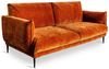 Sofa Designersofa MADISON 2-Sitzer in Stoff Dress Me Kupfer Bild 2