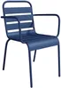Vente-unique - MIRMANDE Garden dining set Metall Blau - B 59 cm x H 79 cm x L 56 cm Bild 2