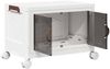 vidaXL Aufbewahrungsbox mit Rädern Stapelbar 28 L 48,5x29,5x33 cm 4012365 Bild 5