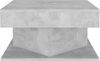 vidaXL Couchtisch Betongrau 57x57x30 cm Holzwerkstoff 808372 Bild 3