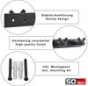 SO-TECH® Hakenleiste Blackline CORA V schwarz pulverbeschichtet, (1 St), Länge 450 mm mit 5 Haken Bild 2