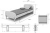 Kiddy Set für das Schlafzimmer von Ihren Kinder in Weiß Bild 3