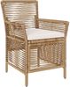 vidaXL Gartenstuhl mit Kissen 2 pcs Beige und Creme Poly-Rattan 42026688 Bild 3