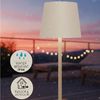 Coen Bakker LED Tischleuchte Portable Light, Dimmfunktion, LED, warmweiß, kaltweiß, neutralweiß, USB touch Dimmer außen sand 27,5cm 34 LEDs Bild 4