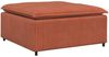 vidaXL Modulares Sofa Fußhocker-Modul Rot Orange 100x100x48 cm 4104504 Bild 2