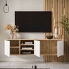 ALLHOUSE24 Lowboard Hängeschrank 156 Breite TV Schrank MANDY Artisan Eiche Bild 2