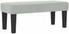 vidaXL Boxspringbett mit Kopfteil Hellgrau 190 x 90 cm Samt 3344546 Bild 5