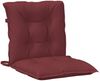 vidaXL Niedriglehner-Auflagen 2 Stk. Melange Weinrot 100x50x7 cm Stoff 4002406 Bild 5