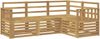 vidaXL Sofagarnituren 4 pcs Weiß 187,5 x 128,5 x 73 cm 3391744 Bild 2