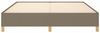 vidaXL Boxspringbettgestell Taupe 160x200 cm Stoff 3120973 Bild 5