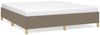 vidaXL Boxspringbettgestell Taupe 160x200 cm Stoff 3120973 Bild 2