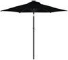 vidaXL Sonnenschirm mit LED und Stahlmast Schwarz 225x225x212 cm 4005072 Bild 2