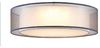 LED Deckenleuchte, Textil grau, 3 Stufen Dimmer, D 50 cm Bild 4