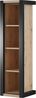 Küchenunterschrank VELDEN 40x82cm mit Auszug grifflos super matt Farbe: naviblau super matt / eiche artisan (VE-D1D/40/cargo) Bild 3