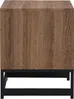 Vente-unique - CARATANA Bedside table Holz, Platte Braun - B 40 cm x H 50 cm x L 40 cm Bild 5