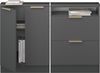 Küchenschrank für Dachschrägen R-Line Anthrazit-Gold 120 cm 2er Set Vicco Bild 5