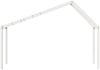 vidaXL Dach für Kinderbett Weiß 213x95,5x144,5 cm Massivholz Kiefer 846935 Bild 4