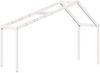 vidaXL Dach für Kinderbett Weiß 213x95,5x144,5 cm Massivholz Kiefer 846935 Bild 2