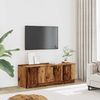 vidaXL TV-Schrank Altholz-Optik 102x35x36,5 cm Holzwerkstoff 856947 Bild 3