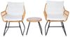 SVITA Balkonset AMALFI, Rattan, Outdoor, Sitzgruppe, Natur / Creme Bild 4