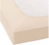 Janine Mako-Jersey Spannbetttuch Spannbettlaken 100% naturreine Baumwolle 90-100cm x 190-200cm 29 sand Bild 3