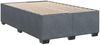 vidaXL Boxspringbett mit Matratze Dunkelgrau 120x190 cm Samt 3290853 Bild 5